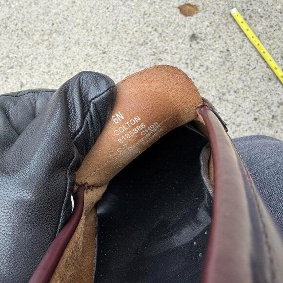 American Vintage Women's Burgundy Loafers - Picture 5 of 6